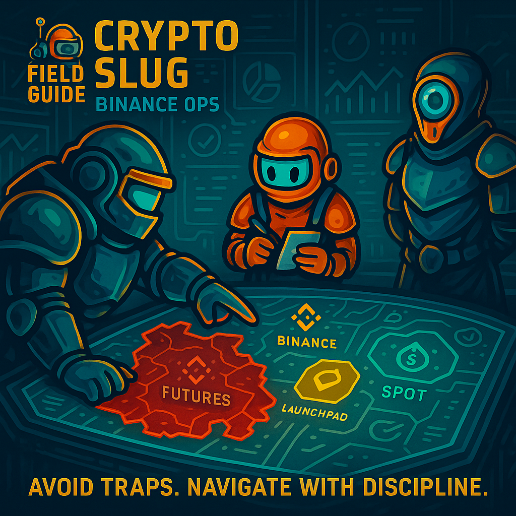 Tour pela Binance — CryptoSlug Field Guide