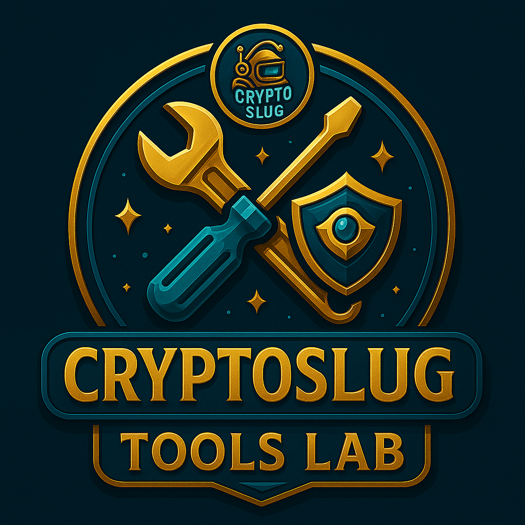 CryptoSlug Tools Lab logo